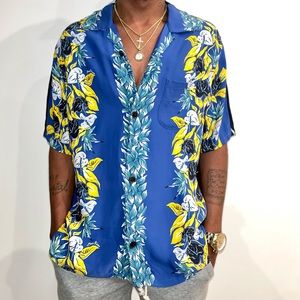 LOUIS VUITTON FLORAL 2 HAWAIIA SHIRT.